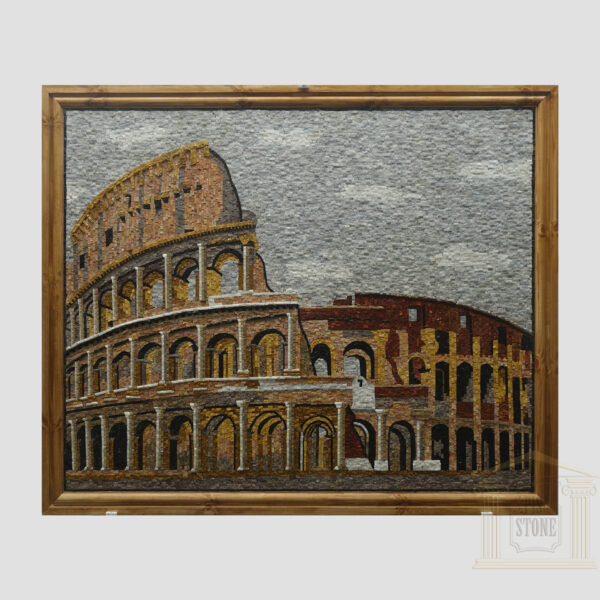 Colosseum, Rome Marble Stone Mosaic Art
