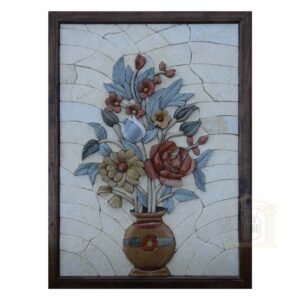 Red and Yellow Roses 3D Mosaic Art