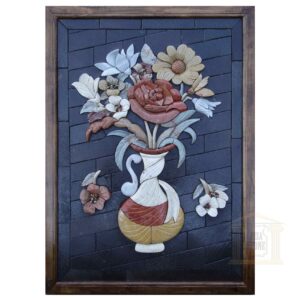 Right Musical Flower Vase 3D Mosaic Art