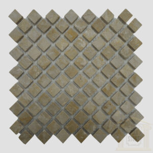 Crema Marfil Brushed Antique Limestone Mosaic Tiles