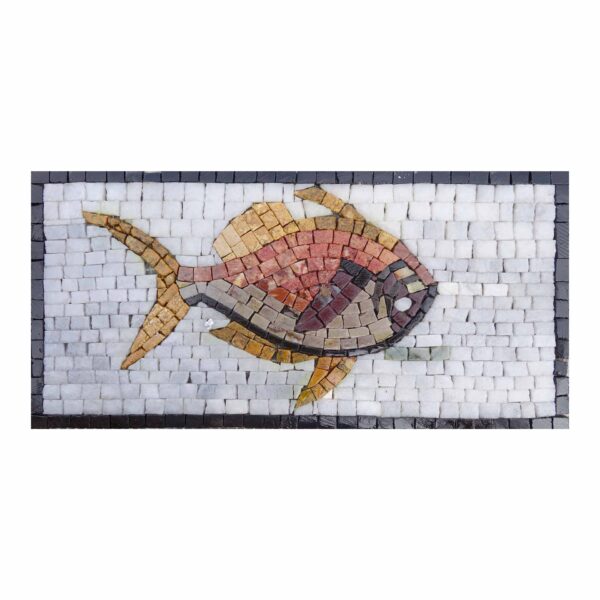 Fish Marble Stone Mosaic Art