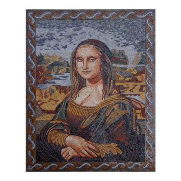 Mona Lisa v2 Marble Stone Mosaic Art