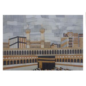The Sacred Kaaba Marble Stone Mosaic Art