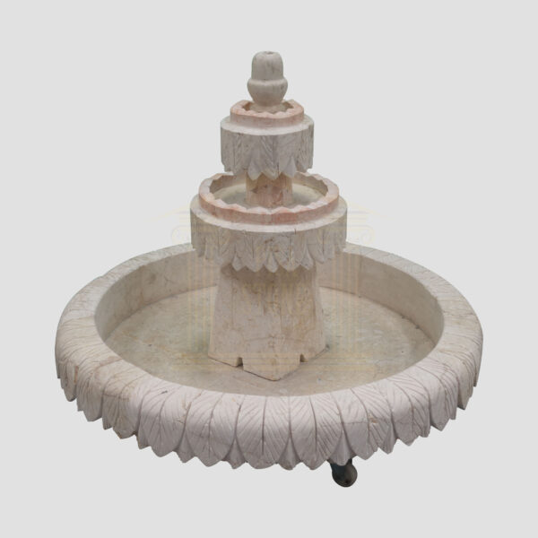 Circular White fountain